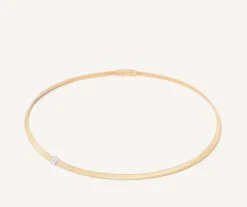 Classic Gold Diamond Necklace|Marco Bicego New