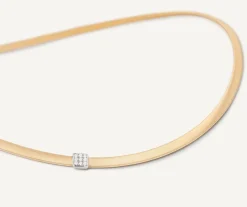Classic Gold Diamond Necklace|Marco Bicego New