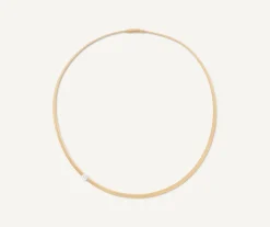 Classic Gold Diamond Necklace|Marco Bicego New