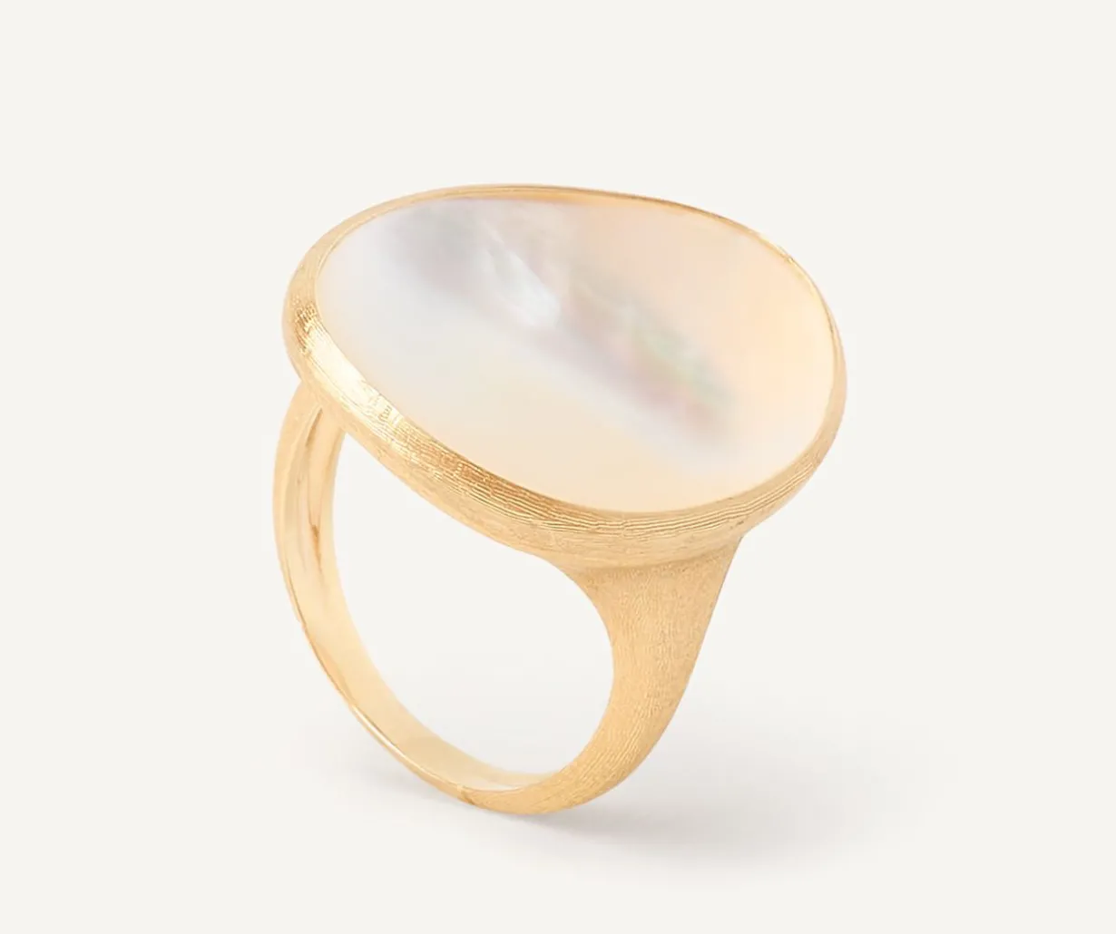 Cocktail Ring With White, Lunaria Mother Of Pearl|Marco Bicego Cheap