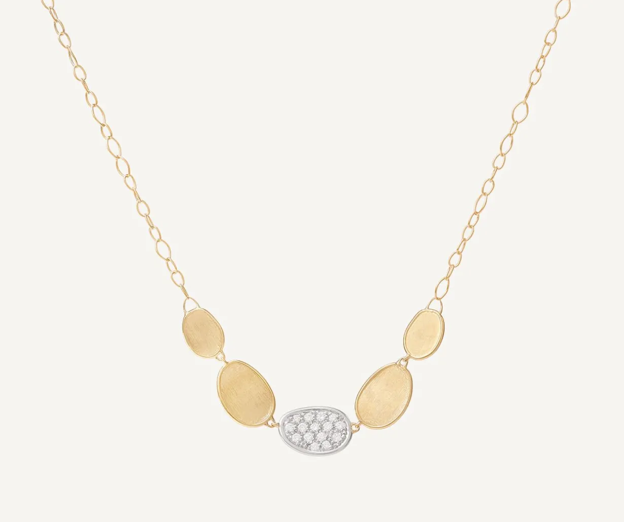 Diamond Necklace With Adjustable Chain, Mini|Marco Bicego Store