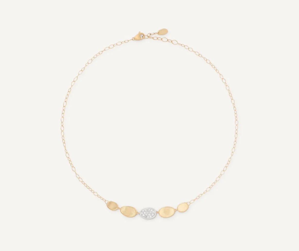 Diamond Necklace With Adjustable Chain, Mini|Marco Bicego Store