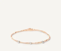 Diamond Rose Gold Bracelet|Marco Bicego Online