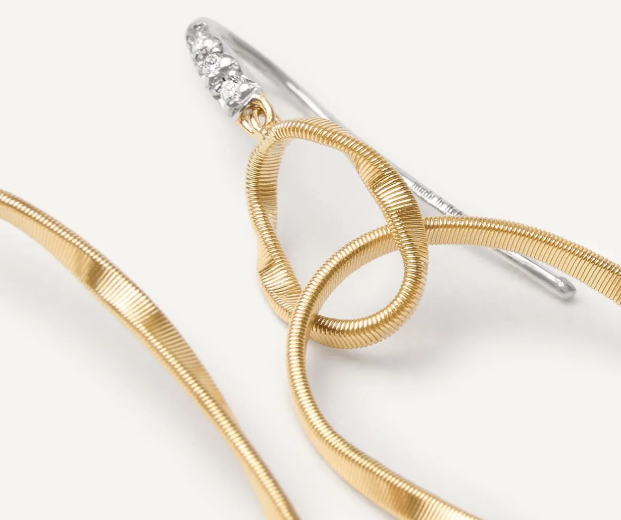Diamond-Studded Drop Earrings|Marco Bicego Shop