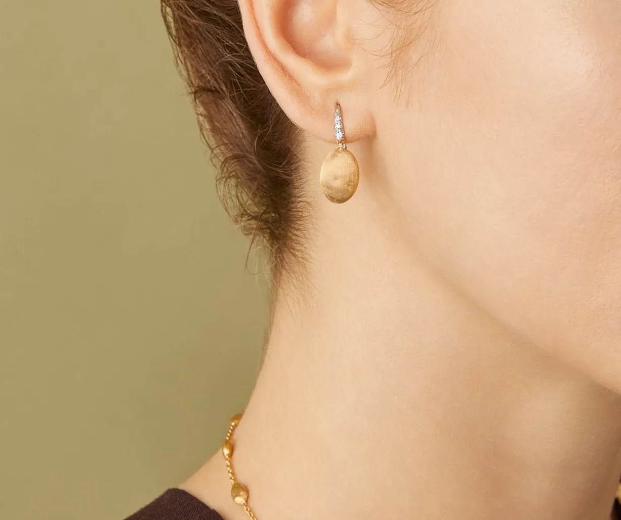 Diamond-Studded Earrings|Marco Bicego Clearance