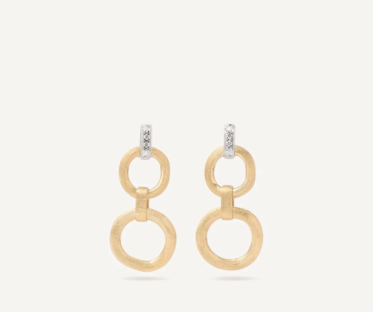 Double-Drop Gold Diamond Earrings|Marco Bicego Sale