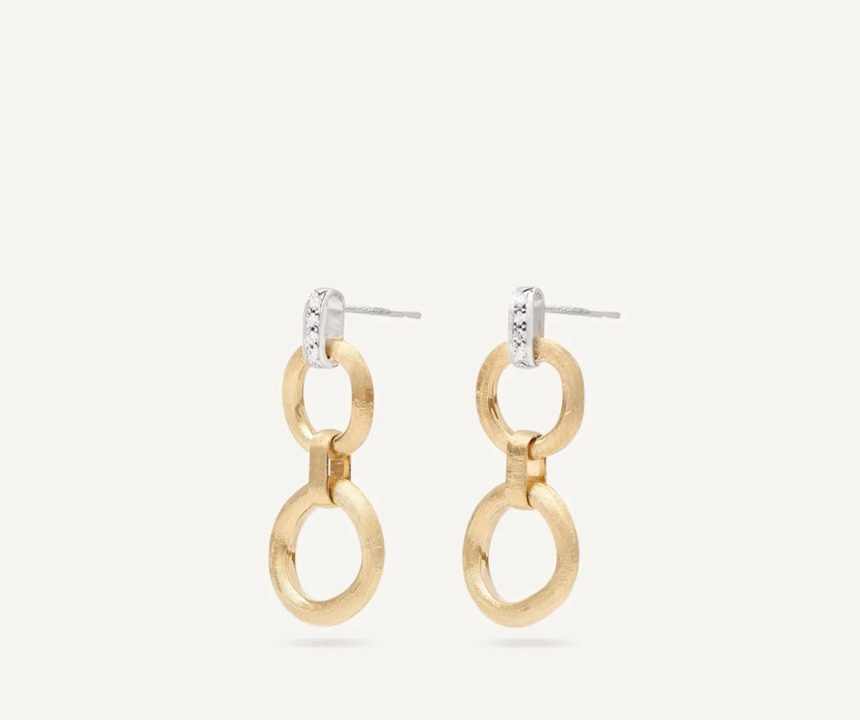 Double-Drop Gold Diamond Earrings|Marco Bicego Sale