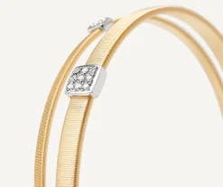 Double Strand Diamond Pave Bracelet|Marco Bicego Store