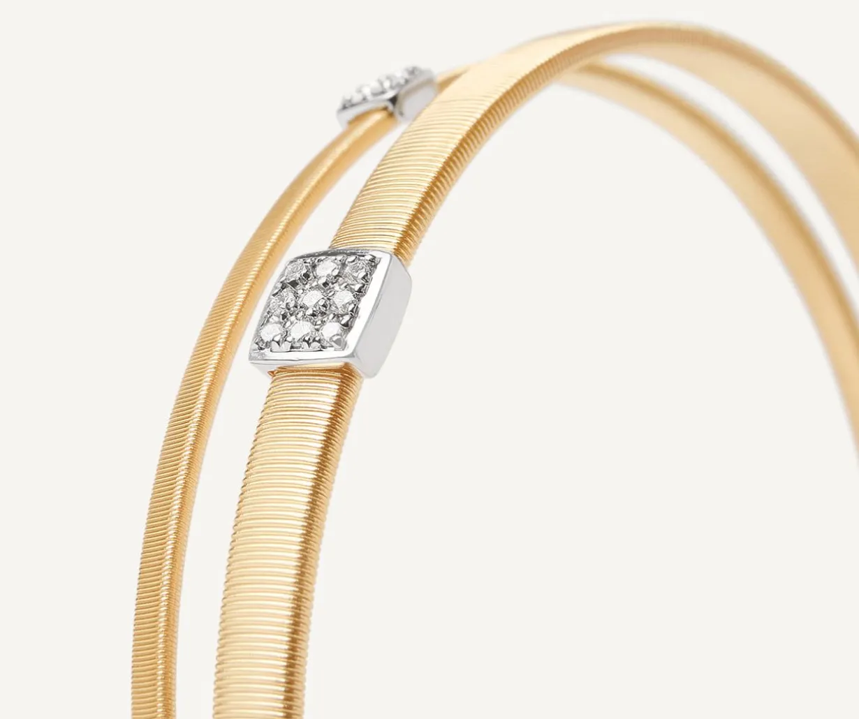 Double Strand Diamond Pave Bracelet|Marco Bicego Store