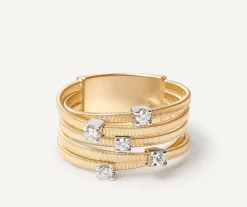 Five-Band Diamond Gold Ring|Marco Bicego Sale