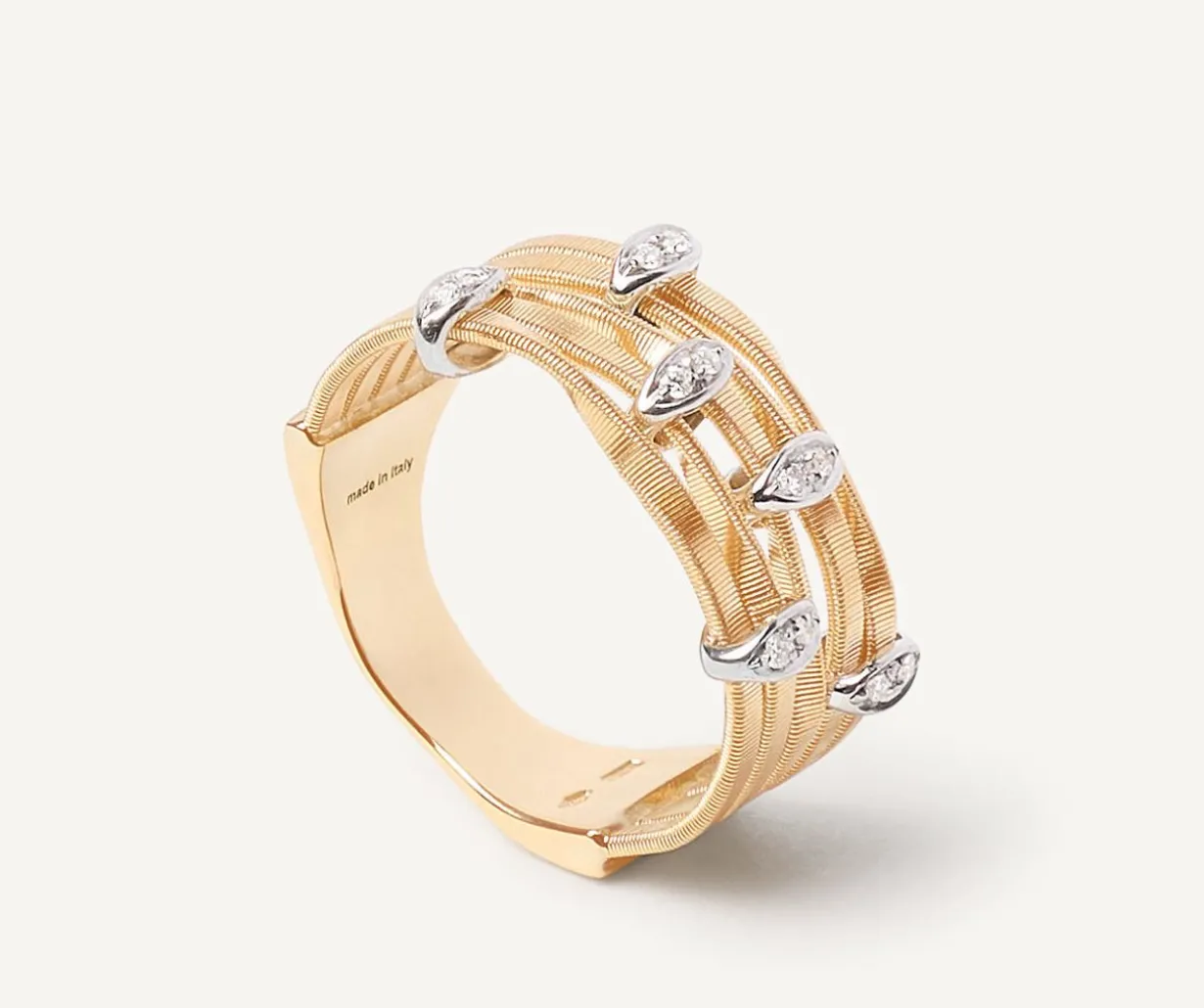 Five-Band Diamond Pave Ring|Marco Bicego Best Sale