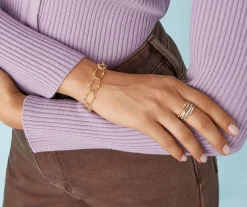 Five-Band Ring With Diamond-Studded Plaques|Marco Bicego Clearance