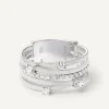 Five-Band Yellow Gold Ring With Prong-Set Diamonds And A Diamond-Studded Plaque|Marco Bicego Best