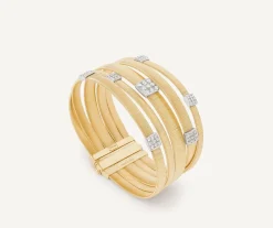 Five-Strand Diamond Pave Bracelet|Marco Bicego Best Sale