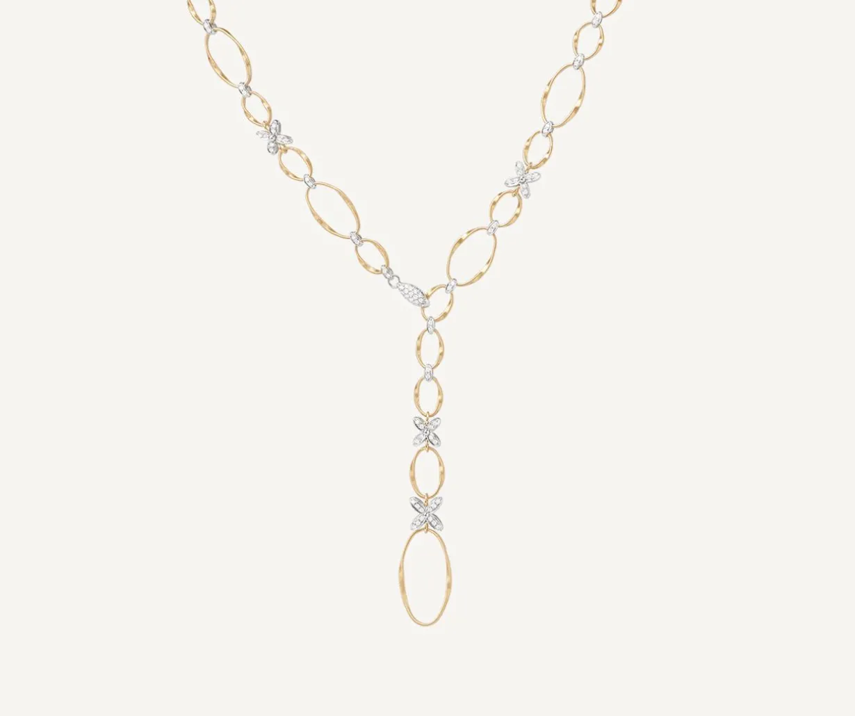 Floral Diamond Pave Lariat Necklace|Marco Bicego Hot