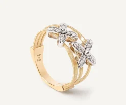 Floral Pave Diamond Ring|Marco Bicego Hot