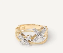 Floral Pave Diamond Ring|Marco Bicego Hot