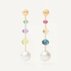 Gemstone And Pearl Drop Earrings|Marco Bicego Best Sale
