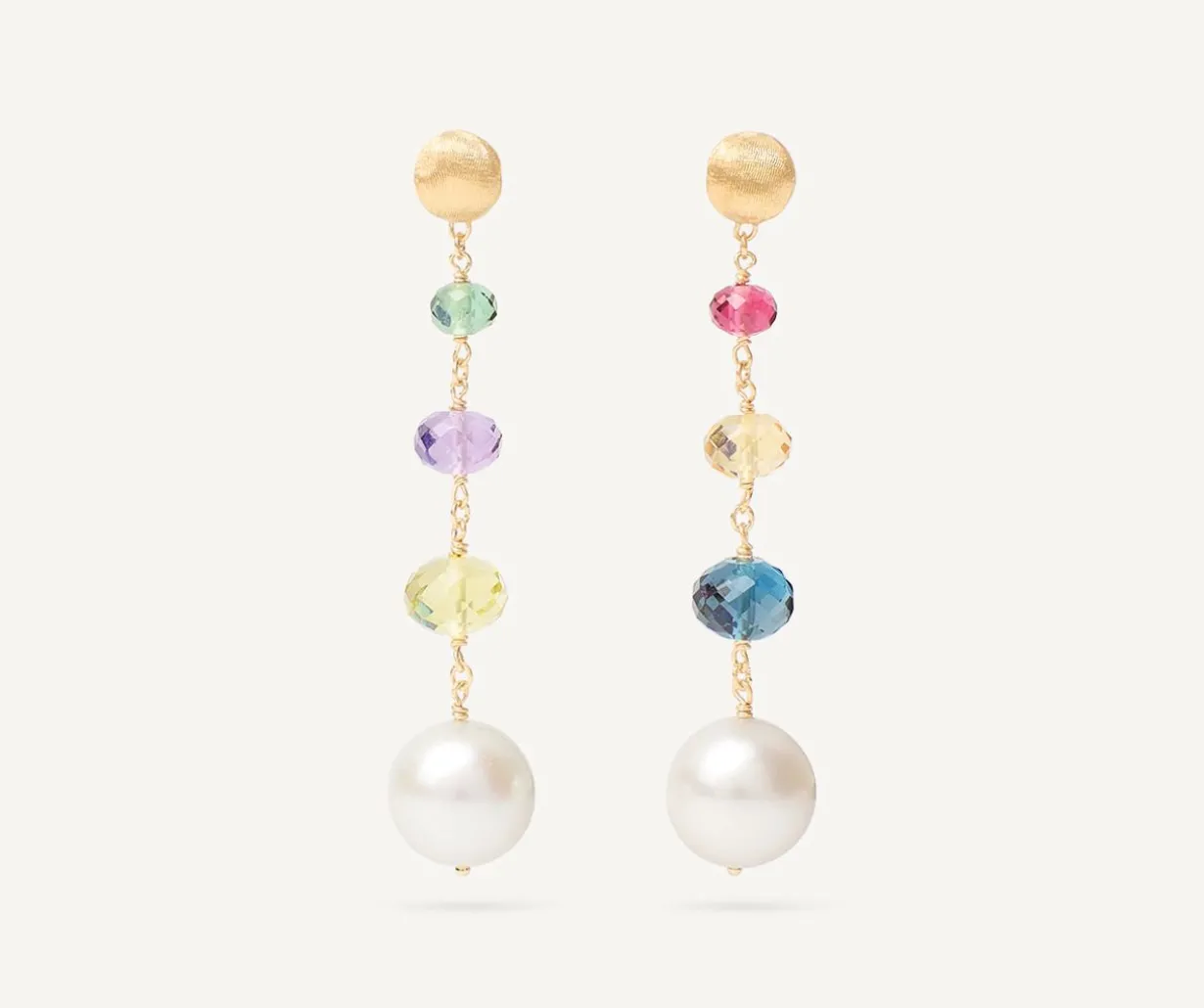 Gemstone And Pearl Drop Earrings|Marco Bicego Best Sale