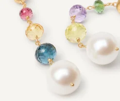 Gemstone And Pearl Drop Earrings|Marco Bicego Best Sale