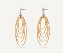 Gold And Diamond Chandelier Earrings, Large|Marco Bicego New