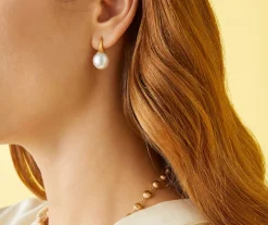 Gold And Pearl Drop Earrings|Marco Bicego Cheap