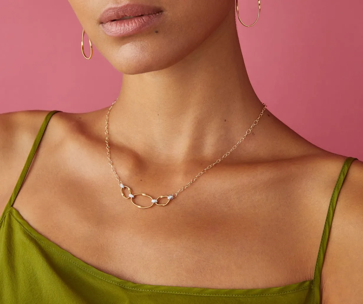 Gold Diamond Necklace|Marco Bicego Fashion