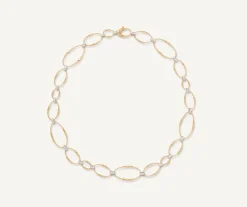 Gold Diamond Oval Necklace|Marco Bicego Best Sale