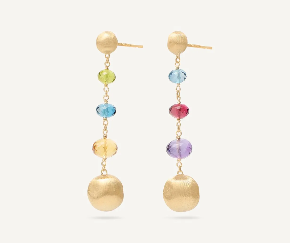 Gold Duster Earrings With Gemstones|Marco Bicego Discount