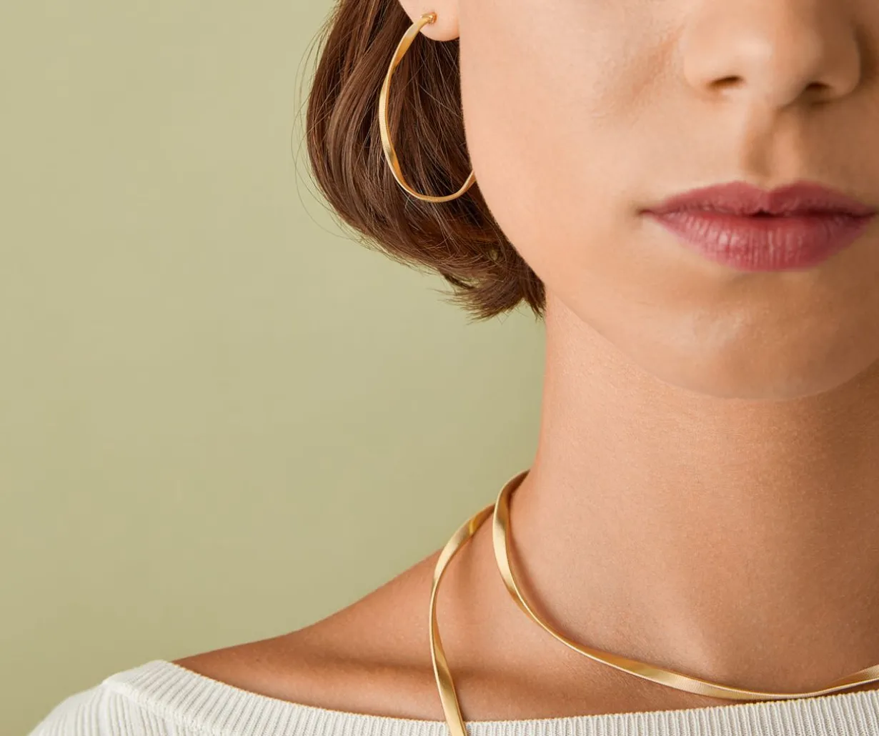 Gold Hoop Earrings, Medium|Marco Bicego Cheap