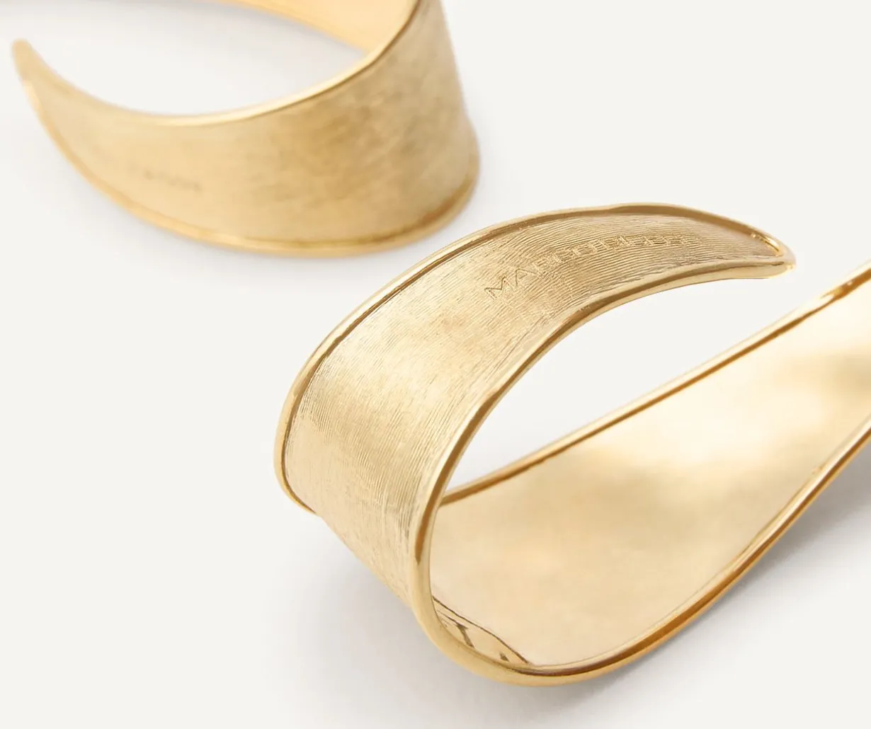 Gold Hoop Earrings With Florentine Technique|Marco Bicego Hot