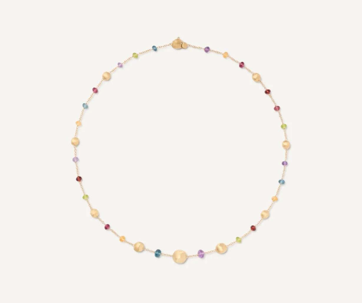 Gold Necklace With Multicoloured Gemstones|Marco Bicego Cheap
