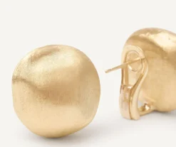 Gold Stud Earrings, Large|Marco Bicego Discount
