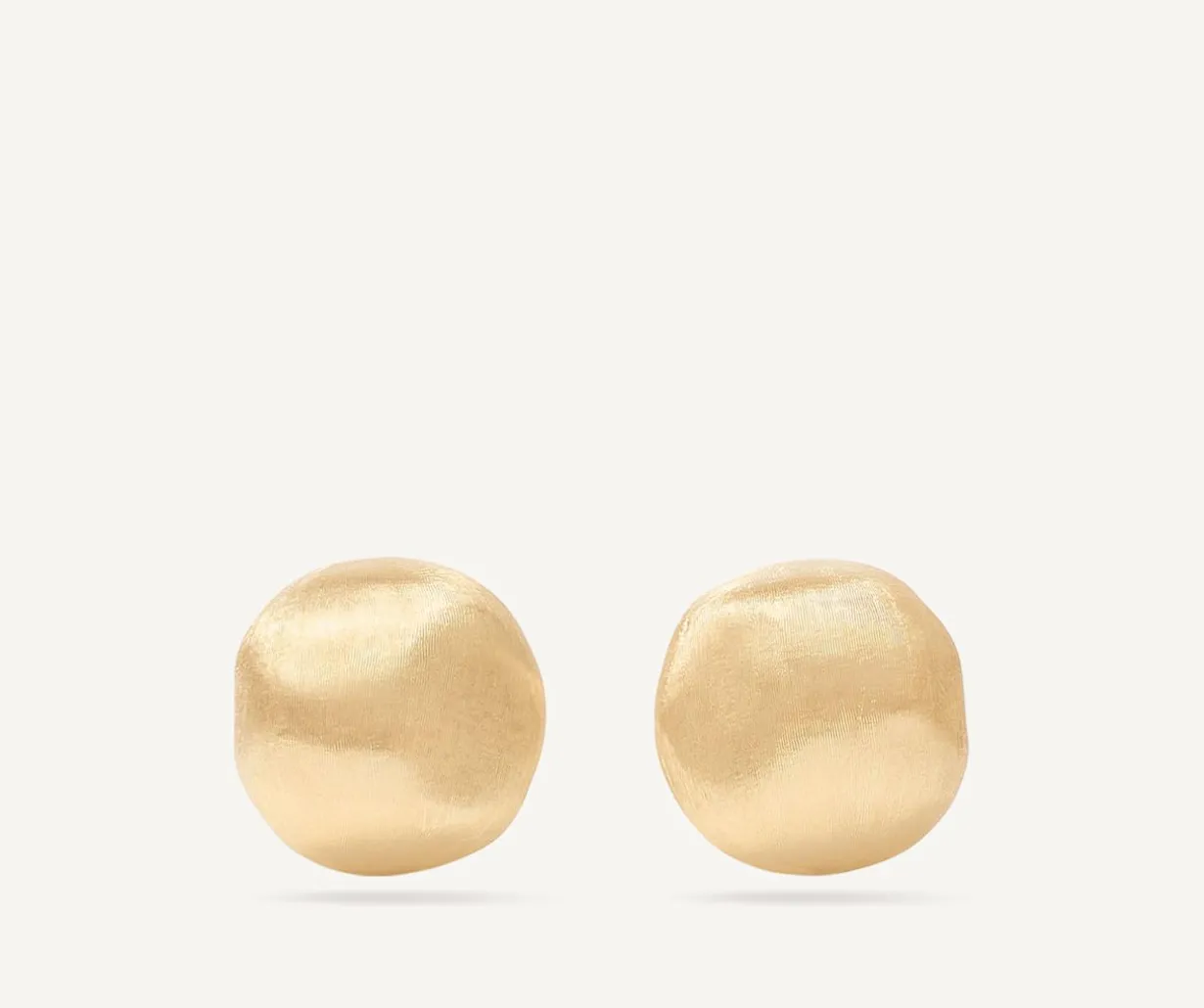 Gold Stud Earrings, Large|Marco Bicego Discount