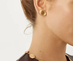 Gold Stud Earrings, Small|Marco Bicego Outlet