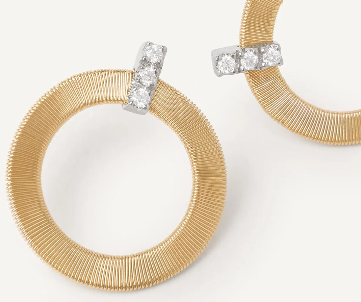 Gold Stud Earrings With Diamonds|Marco Bicego Hot