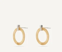 Gold Stud Earrings With Diamonds|Marco Bicego Hot
