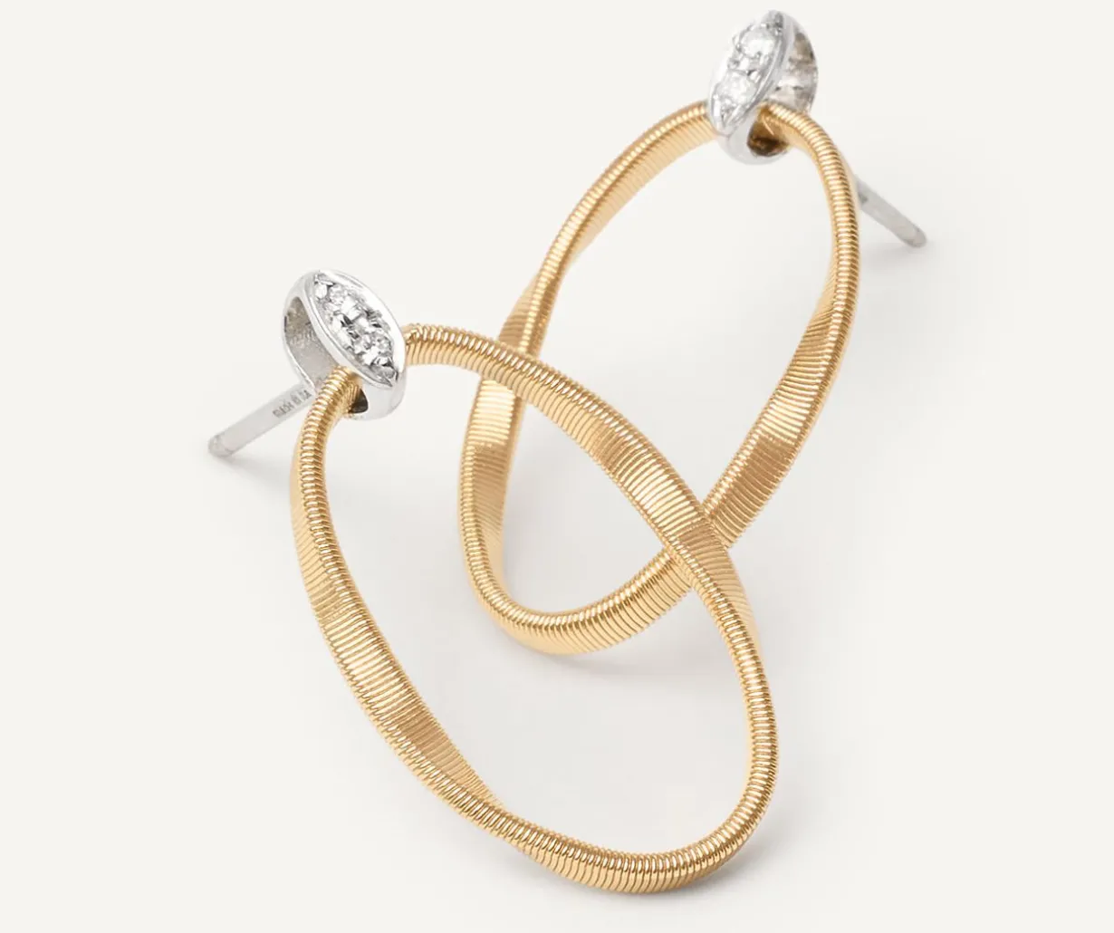 Gold Stud Earrings With Diamonds|Marco Bicego Discount