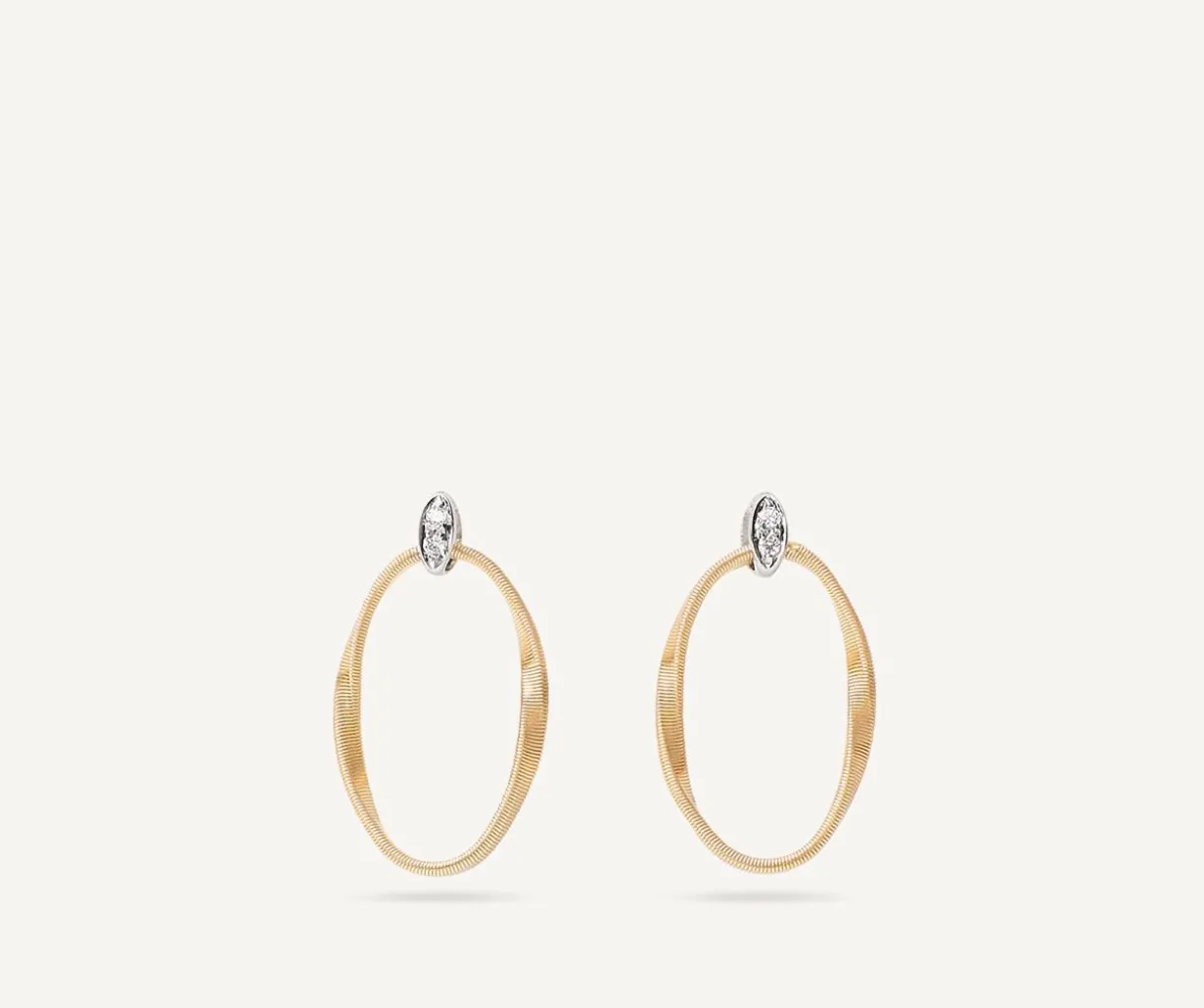 Gold Stud Earrings With Diamonds|Marco Bicego Discount