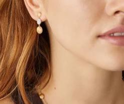 Gold Triple Earrings With Diamonds|Marco Bicego Cheap