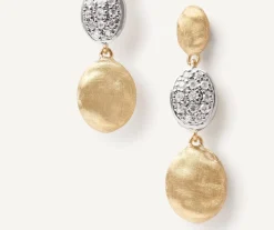 Gold Triple Earrings With Diamonds|Marco Bicego Cheap