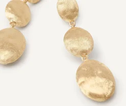 Gold Triple Earrings With Oval Elements|Marco Bicego Fashion