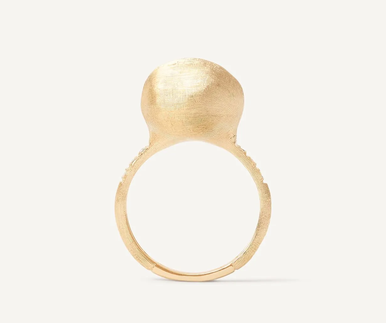 18Kt Yellow Gold And Diamond Ring|Marco Bicego Flash Sale