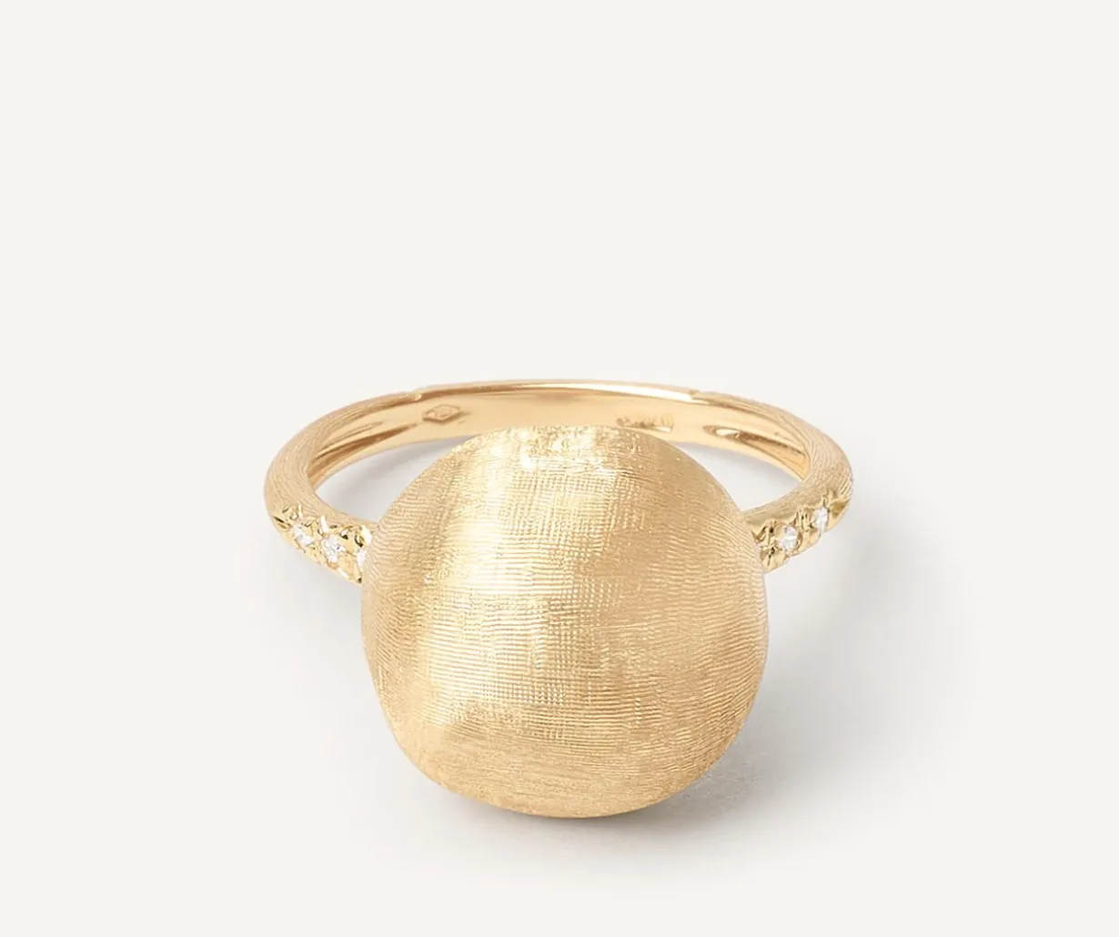 18Kt Yellow Gold And Diamond Ring|Marco Bicego Flash Sale