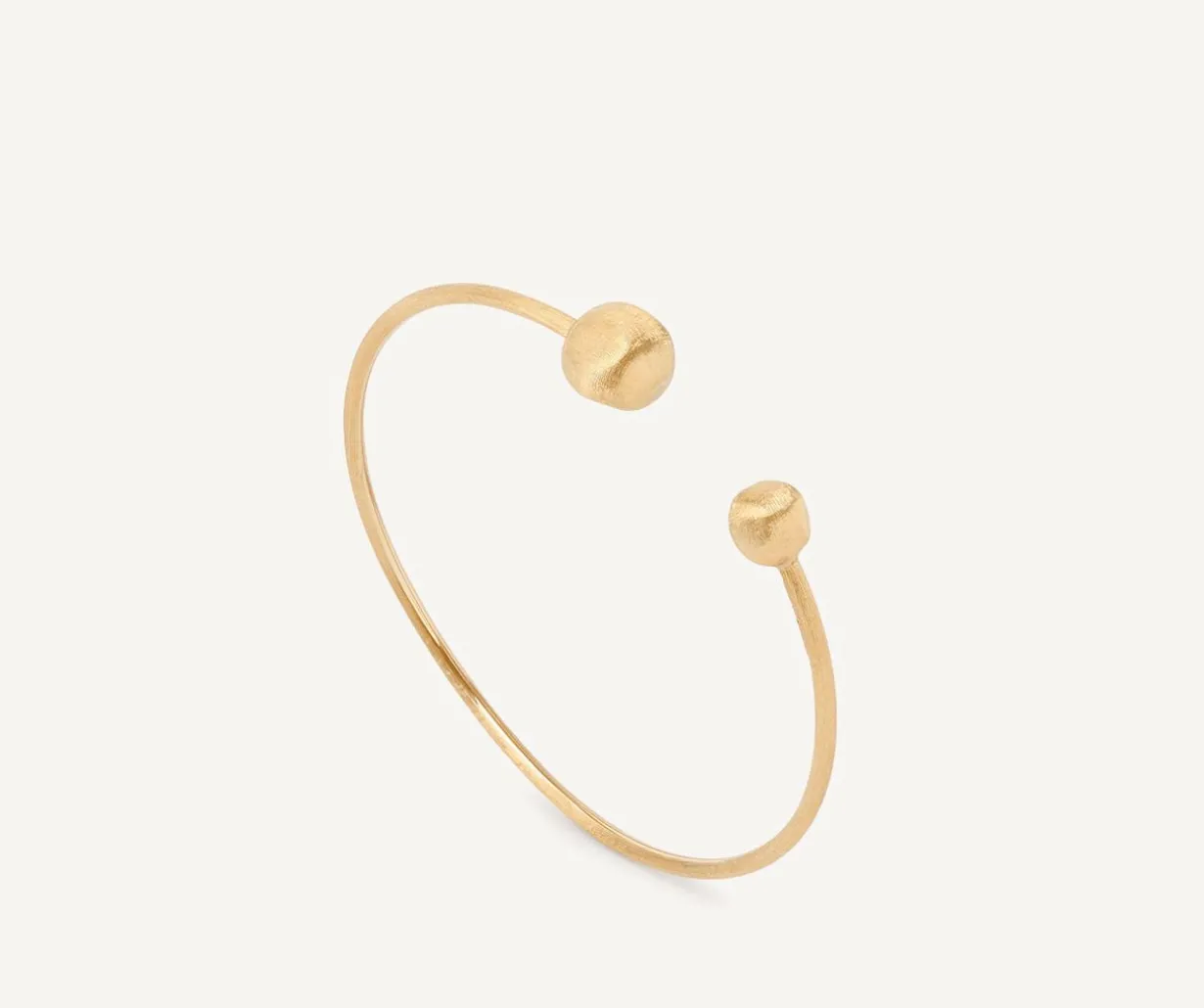 18Kt Yellow Gold Bangle With Large Beads|Marco Bicego Outlet
