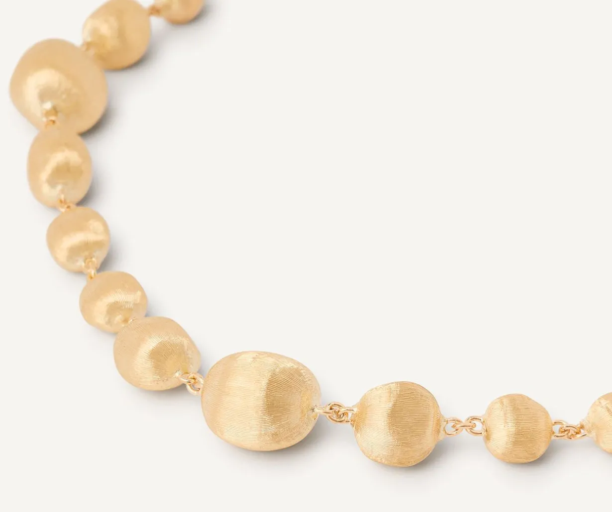 18Kt Yellow Gold Mixed Bead Bracelet|Marco Bicego Store