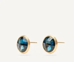 London Blue Topaz Stud Earrings, Large|Marco Bicego Store