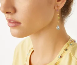 Multicoloured Topaz Earrings|Marco Bicego Discount