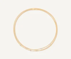 Multi-Strand Gold Necklace With Diamonds|Marco Bicego Online