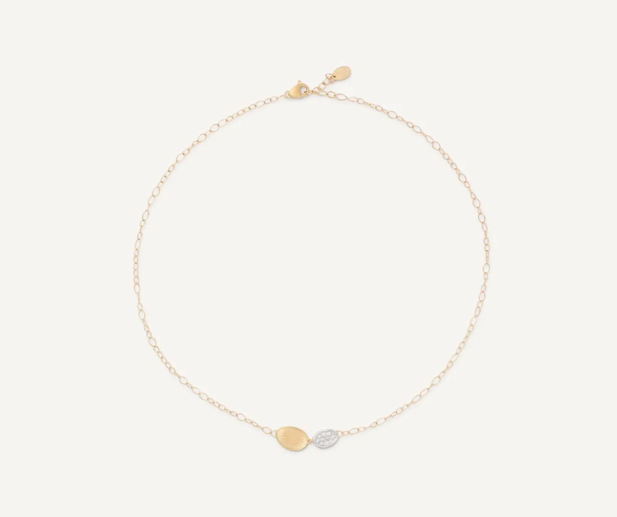 Pendant Chain Necklace With Diamonds, Mini|Marco Bicego Best Sale